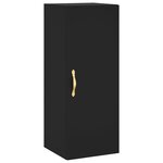 vidaXL Armoire murale noir 34 5x34x90 cm