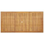 vidaXL Ensemble de salle à manger pour jardin 7 Pièces Marron