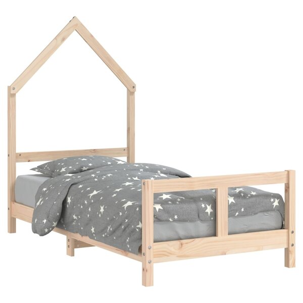 vidaXL Cadre de lit pour enfant 80x160 cm bois de pin massif