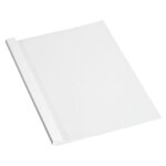 Paquet de 20 chemises à reliure thermique coverlight a4 1 5 mm blanc fellowes