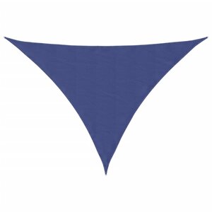 vidaXL Voile de parasol tissu oxford triangulaire 2 5x2 5x3 5 m bleu