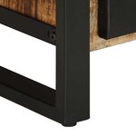 vidaXL Table basse 90x50x36 cm bois de manguier massif brut