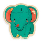 Djeco DJ01823 - Puzzle en bois Éléphant