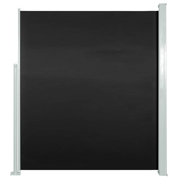 vidaXL Auvent latéral rétractable 120 x 300 cm Noir
