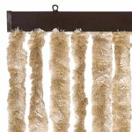 vidaXL Moustiquaire Beige 56x185 cm Chenille