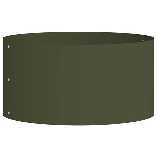 vidaXL Cache-pot de jardin Vert olive 40 x 40 x 20 cm