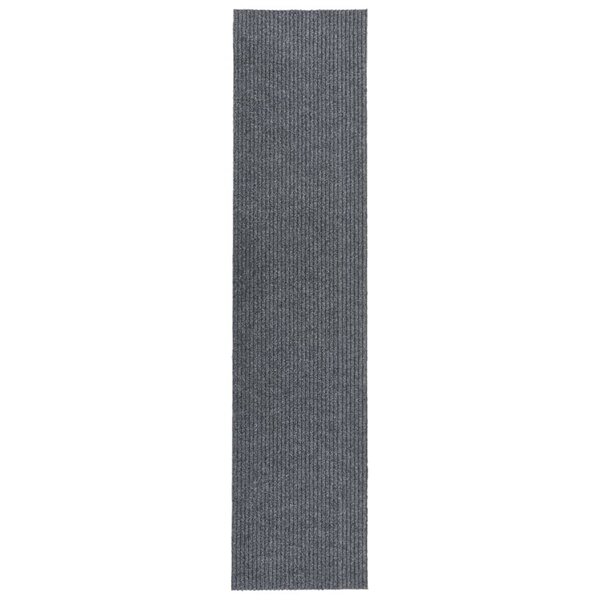vidaXL Tapis 100x450 cm Gris