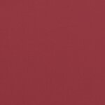 vidaXL Coussin de banc de jardin rouge bordeaux 200x50x4 cm