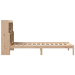 vidaXL Lit bibliothèque sans matelas 90x190 cm bois de pin massif