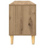 vidaXL Meuble TV Chêne artisanal 150 x 30 x 45 cm Bois d'ingénierie