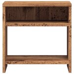vidaXL Tables de chevet 2 Pièces vieux bois 40x30x40 cm bois d'ingénierie