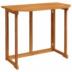 vidaXL Ensemble bistro de jardin 3 Pièces Marron Bois d'acacia massif