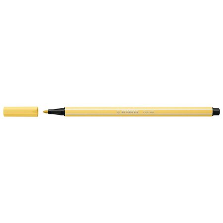 Stylo feutre pen 68  jaune clair stabilo