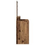 vidaXL Table de Toilette Marron 100 x 41 x 140 cm Bois d'ingénierie