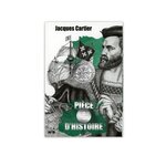 Pièce d'histoire monnaie de 10 euro argent jacques cartier