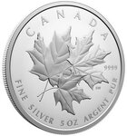 Pièce de monnaie en Argent 50 Dollars g 157.6 Millésime 2025 TRIPLE MAPLE