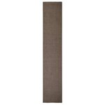 vidaXL Tapis Sisal naturel 66x350 cm Marron