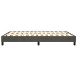 vidaXL Cadre de lit sans matelas gris foncé 140x200 cm velours