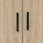 vidaXL Cadre de lit de rangement Chêne Sonoma 80x200 cm