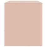 vidaXL Meubles TV 2 Pièces rose 67x39x44 cm acier