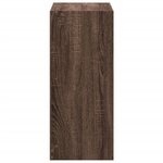 vidaXL Bibliothèque chêne marron 68 5x32x75 cm bois d'ingénierie