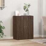 vidaXL Armoire de classement chêne marron bois d'ingénierie