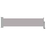 vidaXL Auvent latéral rétractable de patio 60x300 cm Gris