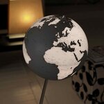 Lampadaire globe terrestre design 110 cm - Stem reflection