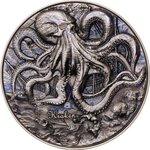 Pièce de monnaie en Argent 2000 Francs g 62.2 (2 oz) Ag - 357.65 (11.5 oz) Cu Millésime 2025 KRAKEN