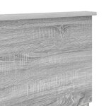 vidaXL Tête de lit Gris Sonoma 150 cm Bois d'ingénierie