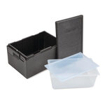 Conteneur epp gn 1/1 ouverture sur le dessus - avec bac gn 1/1 et couvercle - 46 l - cambro -  - polypropylène46 600x400x316mm