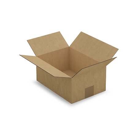 Caisse carton brune simple cannelure raja 27x19x12 cm (lot de 25)