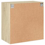 vidaXL Armoire murale avec portes en verre chêne sonoma 68x37x68 5 cm