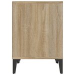 vidaXL Tables de chevet 2 Pièces Chêne sonoma 40x35x50 cm