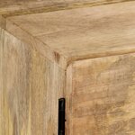 vidaXL Meuble TV 145x30x41 cm Bois massif de manguier