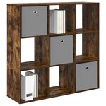 vidaXL Buffet Chêne fumé 102 x 31 x 99 5 cm