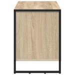 vidaXL Meuble TV Sonoma 100 x 36 x 49 5 cm Bois d'ingénierie