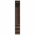 vidaXL Garde-robe chêne marron 30x50x200 cm bois d'ingénierie