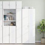 vidaXL Armoire de rangement mince blanc 30x42 5x225 cm