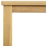 vidaXL Table console de jardin Acacia clair 110 x 40 x 75 cm