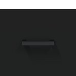 vidaXL Buffet haut Noir 69 5x34x180 cm Bois d'ingénierie