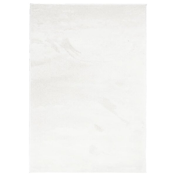 vidaXL Tapis OVIEDO à poils courts crème 200x280 cm