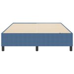 vidaXL Lit Box Spring Bleu 140x200 cm en Tissu Côtelé