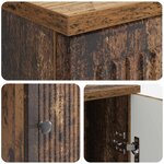 vidaXL Bureau Bois ancien Bois d'ingénierie 142 5 x 50 x 75 cm