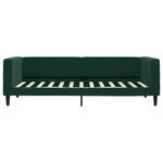 vidaXL Lit de repos sans matelas vert foncé 90x200 cm velours