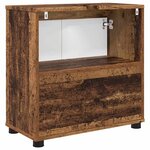 vidaXL Armoire de lavabo de salle de bain Bois Ancien 60 x 30 x 60 cm