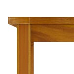 vidaXL Table de jardin 200x100x74 cm Bois d'acacia solide