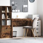 vidaXL Bureau d'écriture Chêne fumé Bois d'ingénierie 90 x 40 x 76 cm