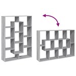 vidaXL Bibliothèque sonoma gris 102x29x143 cm bois d'ingénierie