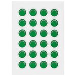 Étiquette pastille polyester transparent mat ø 40 mm (lot de 600)